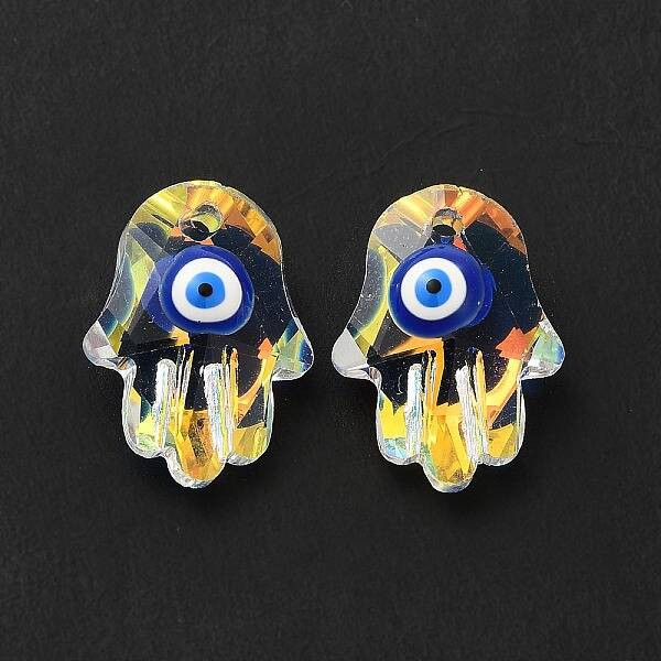 Evil Eye Glass Pendants