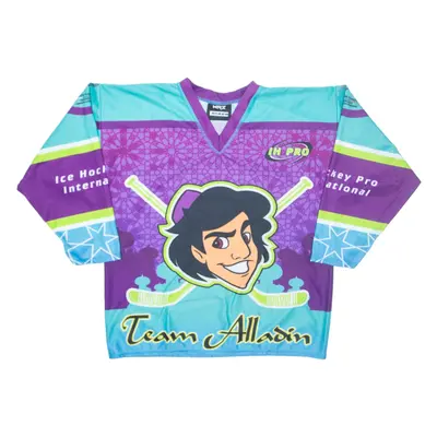 WRZ Ice Hockey Pro Alladin Mens Jersey Purple Long Sleeve V-Neck M
