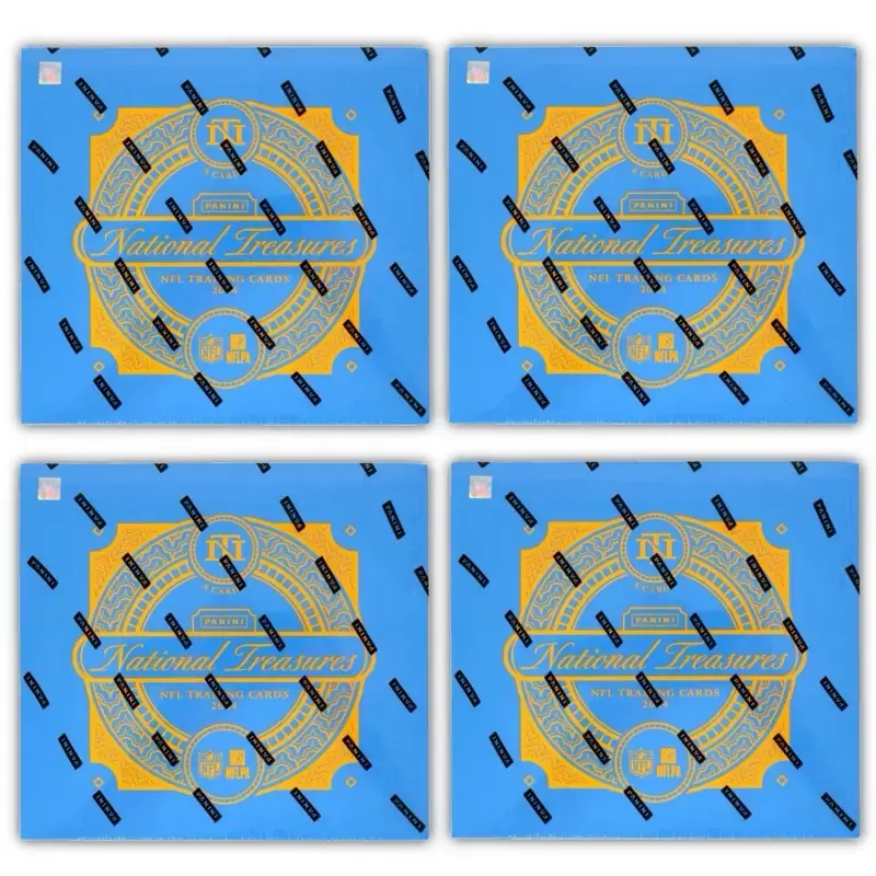 #4 Pick Your Serial Number 2024 Panini National Treasures Football Hobby 4 Box CASE Break