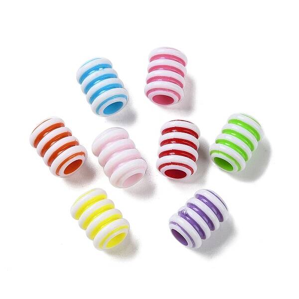 Opaque Acrylic European Beads