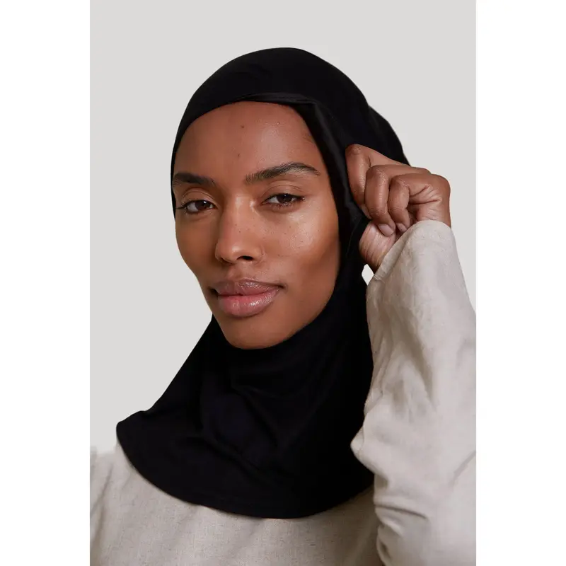 SATIN-LINED FULL COVERAGE UNDERSCARF (BAMBOO)