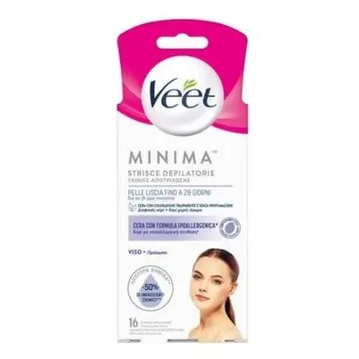Veet Minima 16 Facial Wax Strips