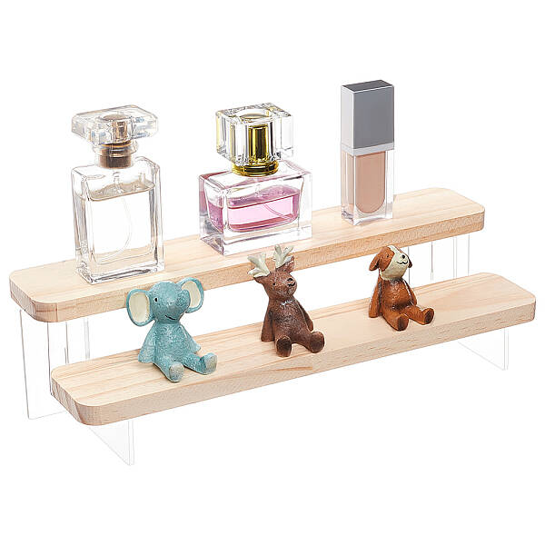 2-Tier Acrylic Model Toy Display Riser