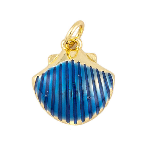 Rack Plating Brass Enamel Pendants