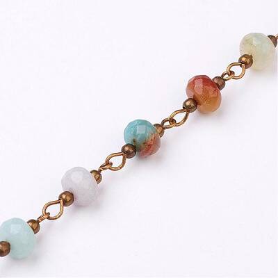 Handmade Amazonite Beaded Chains