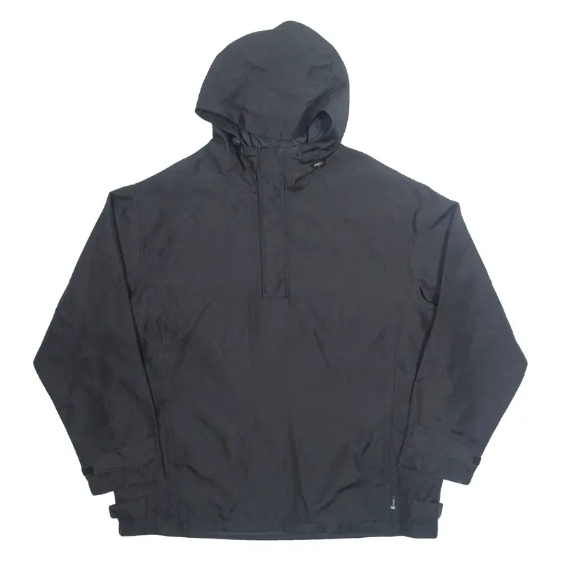 CALVIN KLEIN Mens Pullover Jacket Black Hooded L