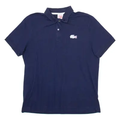 LACOSTE LIVE Mens Polo Shirt Blue M