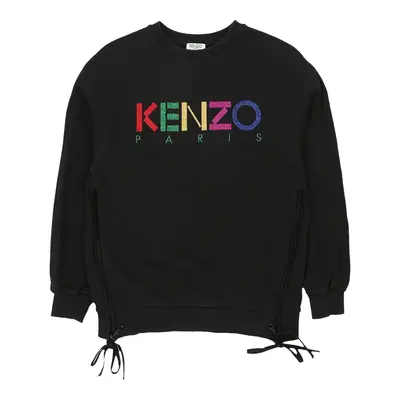 Kenzo Spellout Sweatshirt - Small Black Cotton | Size: small