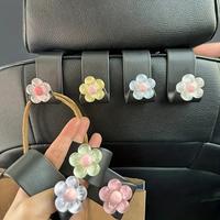 Cute Flower Design Car Seat Back Hook, Multifunctional Car Seat Back Hanger, Car Interior Set, Car Interior Accessories for ...