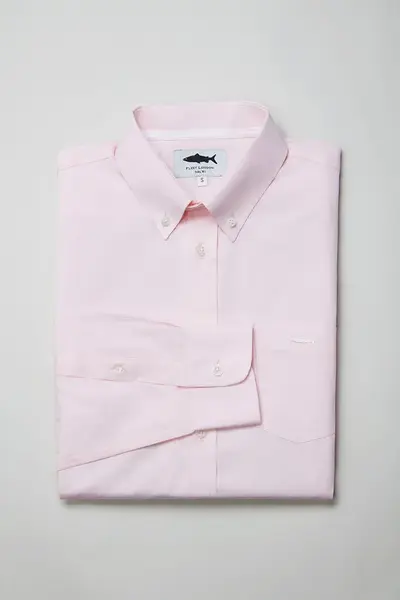 Salmon Pink Cotton Shirt for Men | Size: L | Colour: Salmon Pink