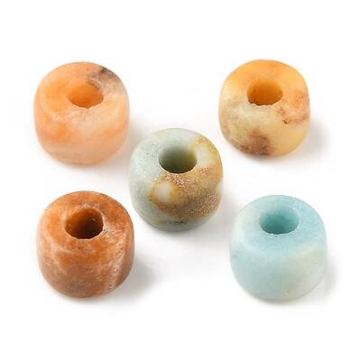 Natural Flower Amazonite Beads