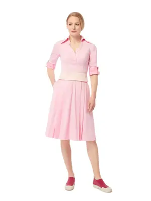 EUCALYPTUS|3-Way Flared Shirt-Dress | Colour: AQUA | Size: 12