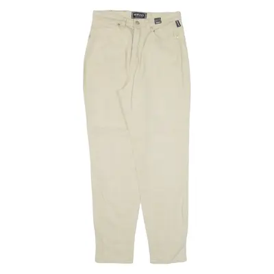 VERSACE JEANS Womens Trousers Beige Relaxed Tapered W28 L29