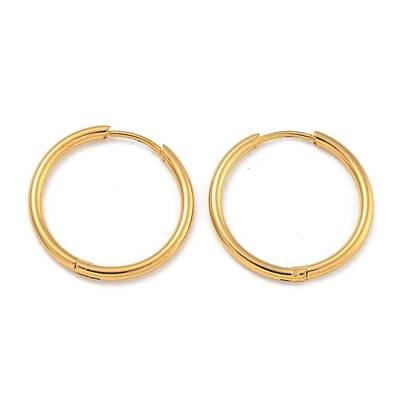 PVD Vacuum Plating 304 Stainless Steel Huggie Hoop Earrings for Women