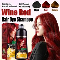 【2025 New Hair Color】400ml 13.6Floz Hair Dye Shampoo for All Hair Types, Men's and Women's Hair Dye Shampoo, 3 in 1 Hair ...
