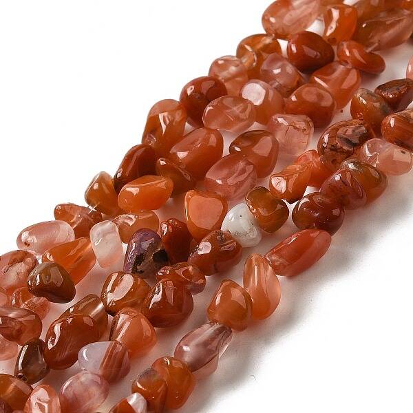 Natural South Red Agate Beads Strands