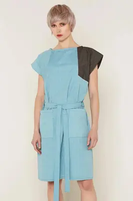 Elara Dress (Aqua) | size: S