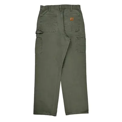 Carhartt Cargo Carpenter Trousers - 34? Waist Grey Cotton