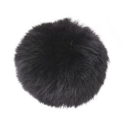 Handmade Faux Rabbit Fur Pom Pom Ball Covered Pendants