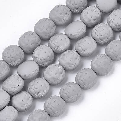 Spray Painted Non-magnetic Synthetic Hematite Beads Strands