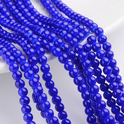 Painted Glass Bead Strands