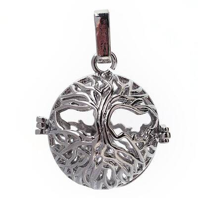 Rack Plating Brass Cage Pendants
