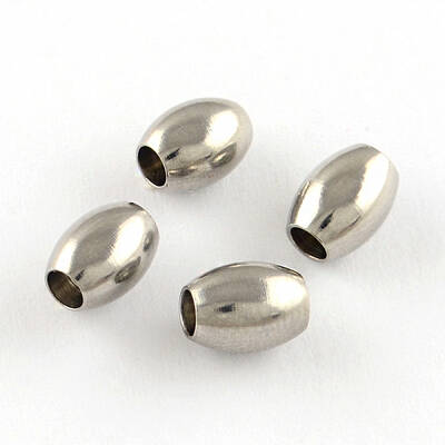 Tarnish Resistant 201 Stainless Steel Beads