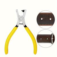 Hole Punching Plier, 1 Count 2mm Round Hole Puncher, Heavy Duty Watch Belt Shoelace Label Paper Hole Punching Tool, Hand Tool...