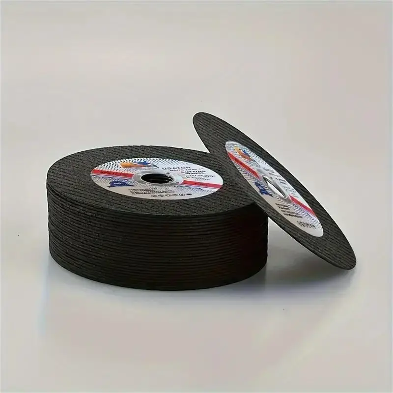 Stainless Steel Cutting Disc Set, Dual Grit Angle Grinding Machine Cutting Disc, Durable Heavy Duty Saw Blades, Grinder Whee...