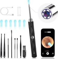 FONENYCA Ear Wax Removal - Earwax Removal Kit with Light - Ear Camera with 6 Ear Spoon - For iOS & Android -Thanksgiving Gift...