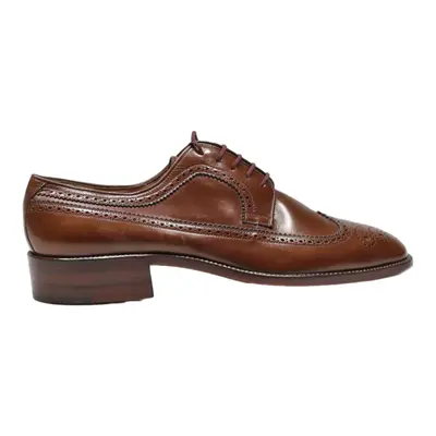 BRUNO MAGLI Brogue Shoes Brown Leather Mens UK 10