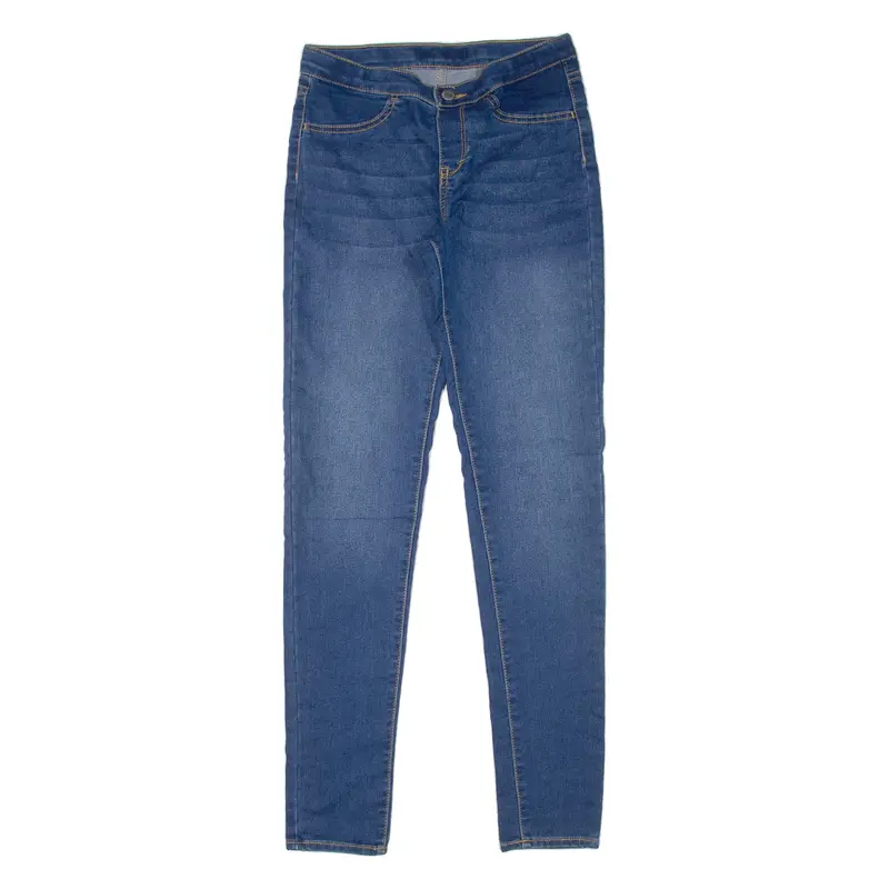 LEVI'S Girls Jeans Blue Slim Skinny Stone Wash W24 L29