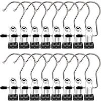 32 Pack Laundry Hooks, Clothes Pins and Hanging Clips Heavy Duty Clothes Hangers for Closet, Pants, Skirts,Socks, Handbags,Wa...