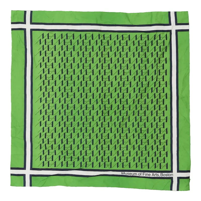Museum of Fine Arts Bosoton Lasting Impressions Scarf - No Size Green Polyester