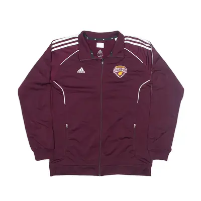 ADIDAS Gymnastics Champion Track Jacket Maroon Mens L
