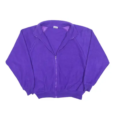 Fleece Jacket Purple 90s Womens S