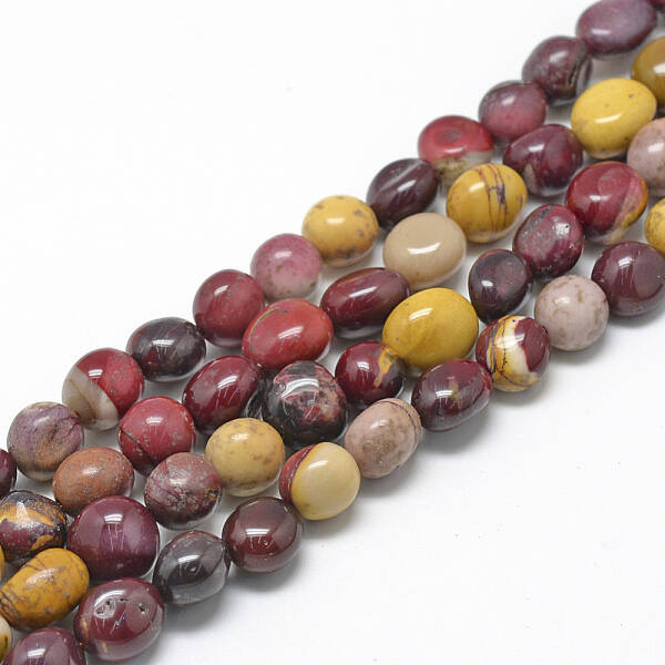 Natural Mookaite Beads Strands