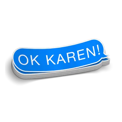 Ok Karen - Hard Hat Decal