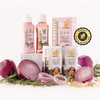 Natural Sant - Duo Box Instant Straightening Keratin & Shampoo with Onion Rosemary & Biotin Formaldehyde-FREE (4 fl Oz/ 120 m...