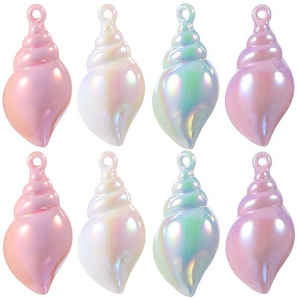 16Pcs 4 Style Acrylic Pendants