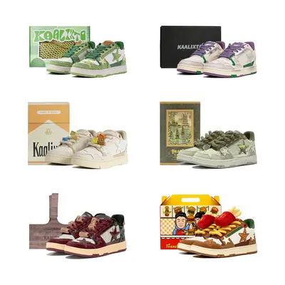 Retro Star Sneakers -Closed, Sports Shoes, Trainer, Casual, Athletic, Boy, Autumn,unisex sports sneakers, stylish walking sho...