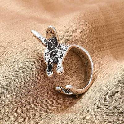 Zinc Alloy Open Cuff Rings for Women