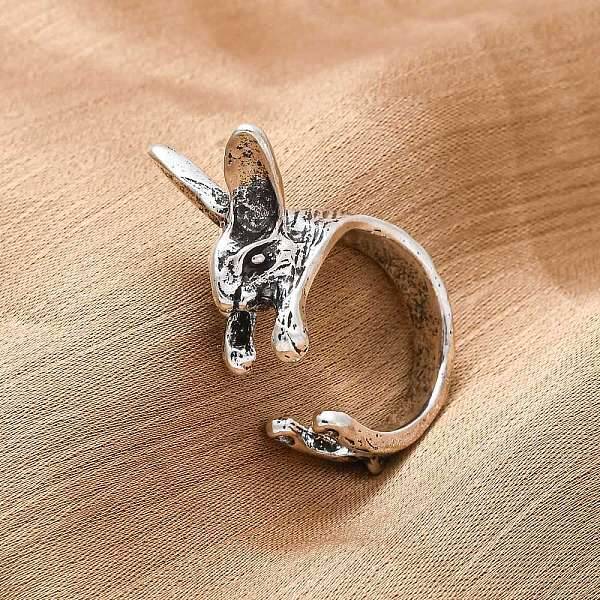 Zinc Alloy Open Cuff Rings for Women