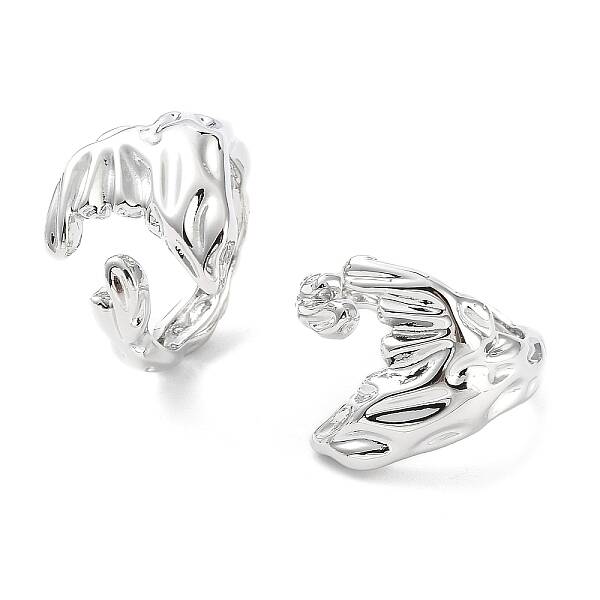 Brass Open Cuff Rings for Women
