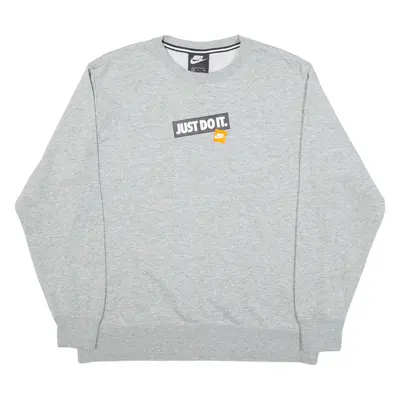 NIKE Mens Sweatshirt Grey S