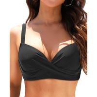 Women Underwire Bikini Top - Push Up Swim Top Only Bra Padded Swimsuit Tops 2025 Bathing Suit Tops