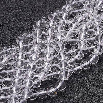 Natural Grade A Quartz Crystal Beads Strands