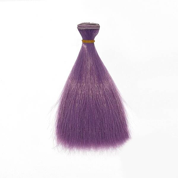 Plastic Long Straight Hairstyle Doll Wig Hair