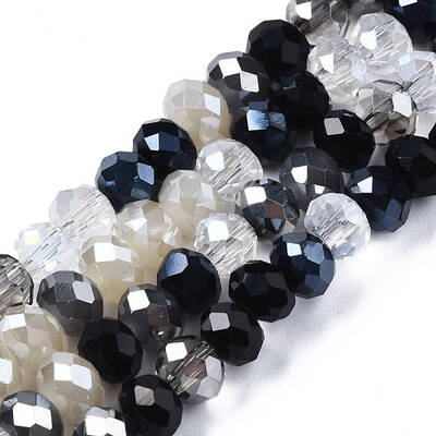 Electroplate Glass Beads Strands