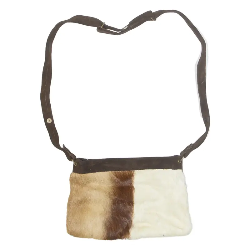 Womens Shoulder Bag Brown Leather 90s